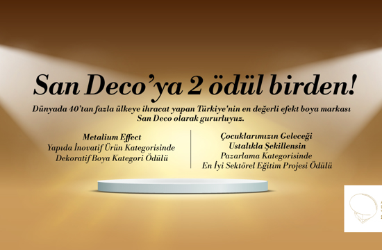 2 AWARDS FOR SAN DECO AT ONCE!