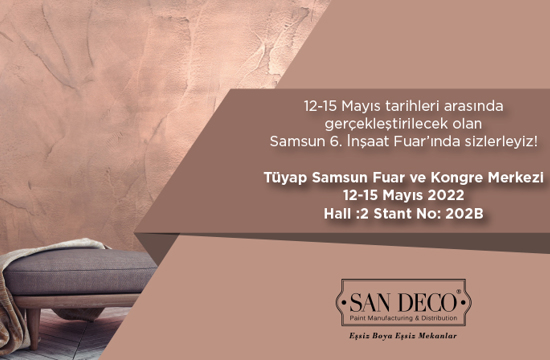 We are at the Samsun Construction 2022 Fair!